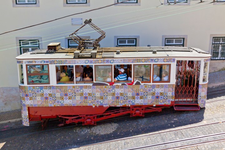 a fire truck is parked on the side of a building