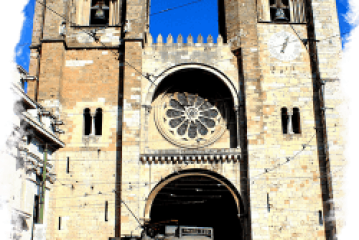 a small clock tower in front of a building
